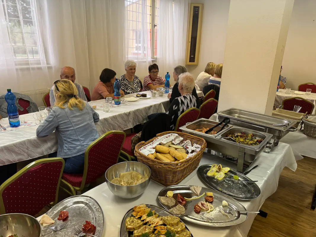 Buffet beim Frühstück