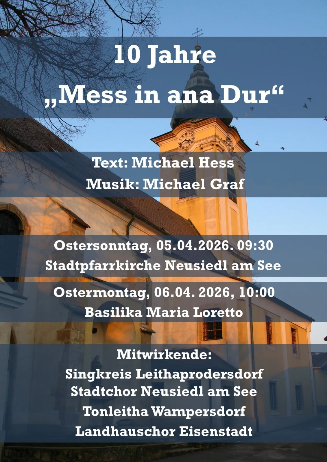 Plakat 10 Jahre Mess in ana Dur