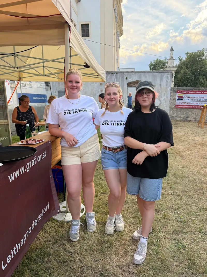 Helferinnen am Pfarrfest